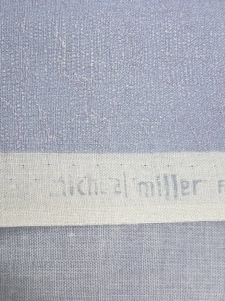 Tela Michael Miller 3,5 yardas azul 44" ancho 657 pergamino texturizado brillo Foto 4 de 4