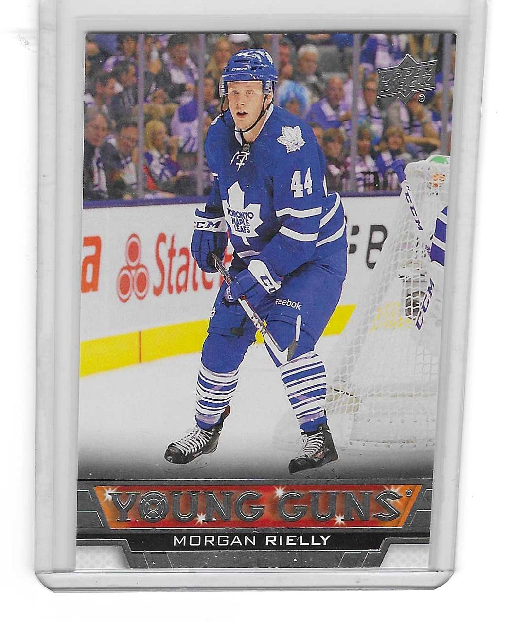 2013-14 Upper Deck #218, MORGAN RIELLY RC  Young Guns Rookie