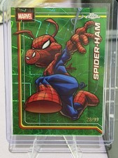 2026 Topps Chrome Marvel #162 SPIDER-HAM- Hulk Green Lazer Refractor 28/99