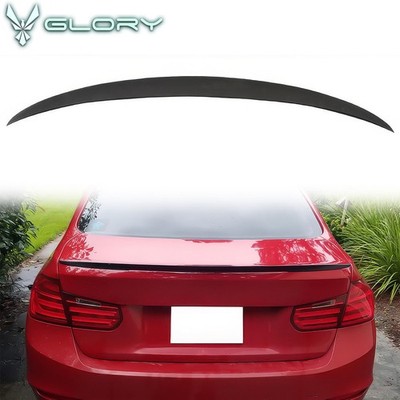 Fits 12-18 BMW F30 3 Series Sedan Trunk Spoiler Performance Style Matte Black