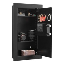 VEVOR 3-Tier Wall Safe with Password & Key LE...