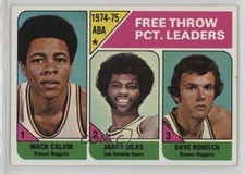 1975-76 Topps League Leaders Mack Calvin James Silas Dave Robisch #224 0x2f