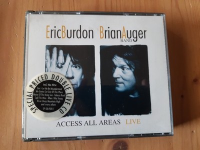 2 CD Fat Box: ERIC BURDON - BRIAN AUGER BAND - Access all Areas Live neuwertig