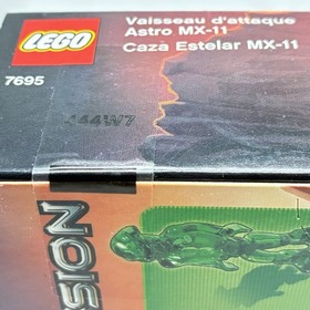 Lego 7695 Mars Mission  MX-11 Astro Fighter, 100% Complete Instructions 2007 Set