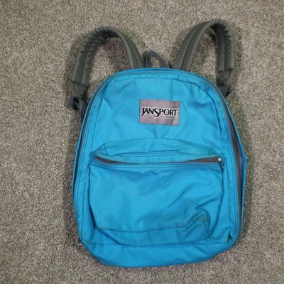 Vintage 90s JanSport Backpack Made in USA Blue Bag School Travel