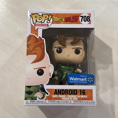 Funko POP! Animation Dragon Ball Z ANDROID 16 #708 Walmart Exclusive