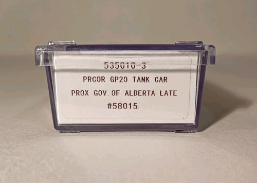 Spur N Rapido Trains 535010-3 GP20 Kesselwagen Gov of Alberta #58015 Brandneu - Bild 3 von 3