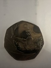 2016 Olympics Swimmer Team GB Fifty Pence Coin, Free Postage