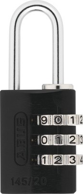 ABUS 145 Zahlenschloss mit individuell einstellbarer Zahlencode in 9 Farben