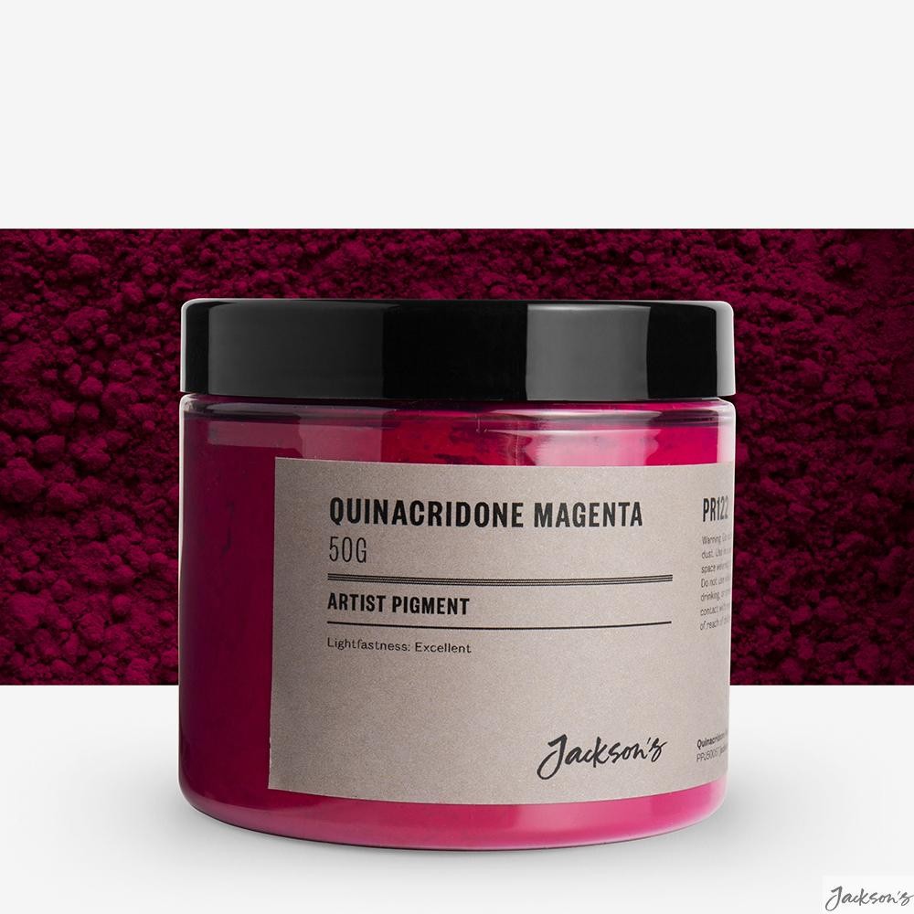 Jackson's : Artist Pigment : Quinacridone Magenta PR122 : 50g (in 200ml Jar) ...