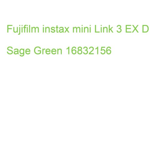 Fujifilm instax mini Link 3 EX D Sage Green 16832156 (4547410536362)