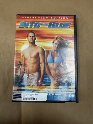 Into The Blue DVD 2005 Widescreen Edition Paul Walker Jessica Alba Adventure