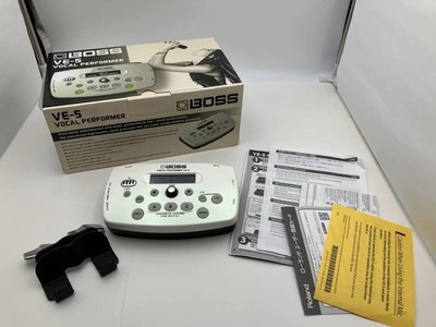 BOSS VE-5 White Vocal Performer Effect Processor Operation confirmed In Box