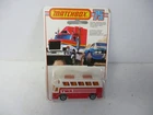 Matchbox Lesney Superfast SF65 Airport Coach- TWA, CANADA CARD (bubble cracks)