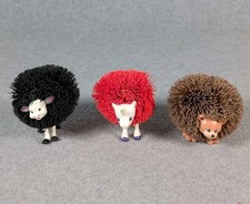 Vintage Koosh Critters Toys Cuddly Animal Friends OddzOn Cow Calf Unicorn Bear