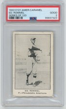 1922 E121 Series 120 Ed Rommel PSA 2 710095