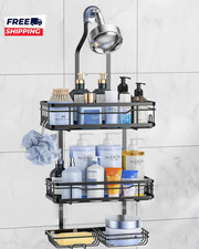 Shower Caddy Hanging over the Shower Head Rustproof Shower Organizer Hanging