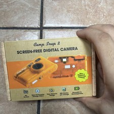 Camp Snap v2 Screen Free Digital Camera - TANGERINE DRIFT - Retro Point Shoot