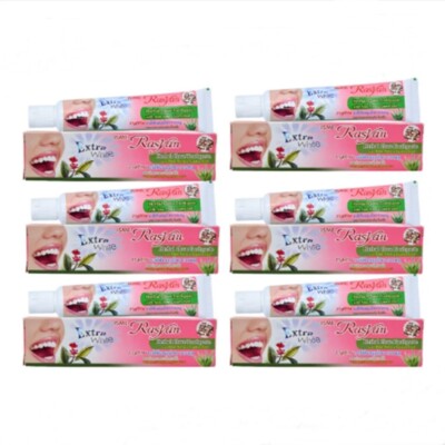 Clove Toothpaste 30g Rasyan ISME Natural Herbal With Aloe Vera & Guava Leaf  X 6