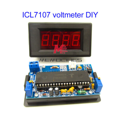 ICL7107 DC 5V Voltmeter DIY Kit DIY Loose Parts Board Voltage Meter DIY Set