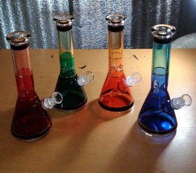 10 " Artistic coloured glass bongs | eBay
