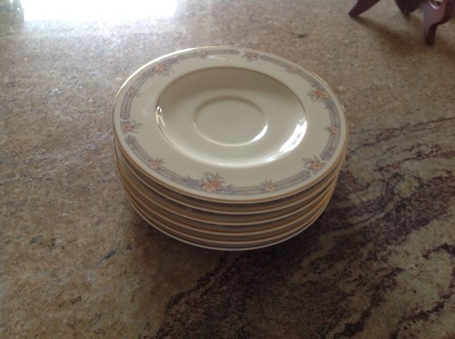 6 Sango Regency Collection Monroe Saucer Plates Fine China 6 1/2" - Picture 8 of 10
