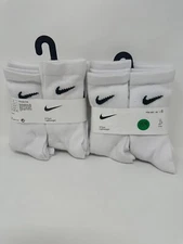 Nike Little Kids' Cushioned Crew Socks (12 PAIRS) 5-7 (8673) C1(A906T)
