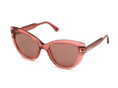 NEW! TOM FORD ANYA FT0762/S PINK CAT EYE WOMEN SUNGLASS TF762 42E