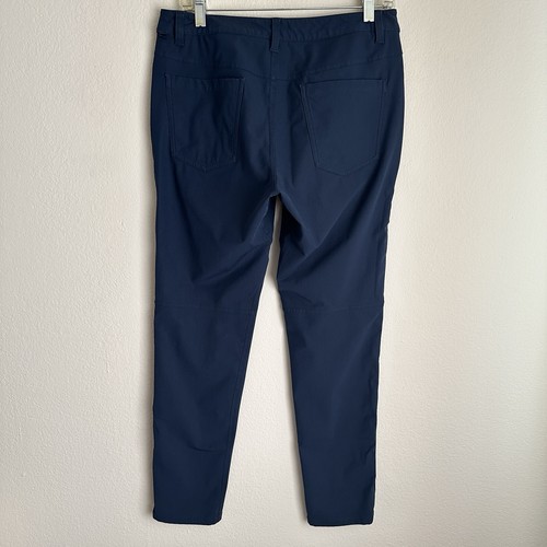 Lululemon Pants Mens 31x30 (30x30) Blue ABC Slim Fit Trousers Warpstreme M5AD9S - Picture 3 of 12