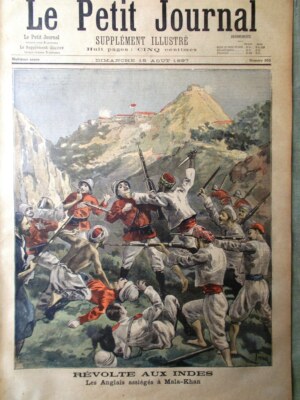 Le Petit Journal du 15 Aout 1897 Révolte aux Indes Moge Doctor Droue Mala-Khan