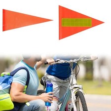 Bandiera di avvertimento bici ricambio portatile bicicletta rimorchio bandiera bandiera di avvertimento