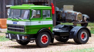 Camion FIAT 619 N1 1980 Vert/blanc - Ixo Model échelle 1:43, Modèle Neuf En Boîte, Collection Die-cast