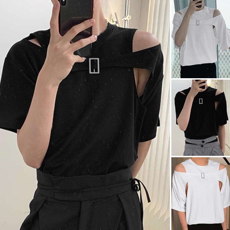 Tシャツ(半袖+袖なし) BIRTHDAY BASH - TWEED CUTOFF SHOULDER TOPS TWEED CUTOFF SHOULDER TOPS - BIRTHDAY BASH
