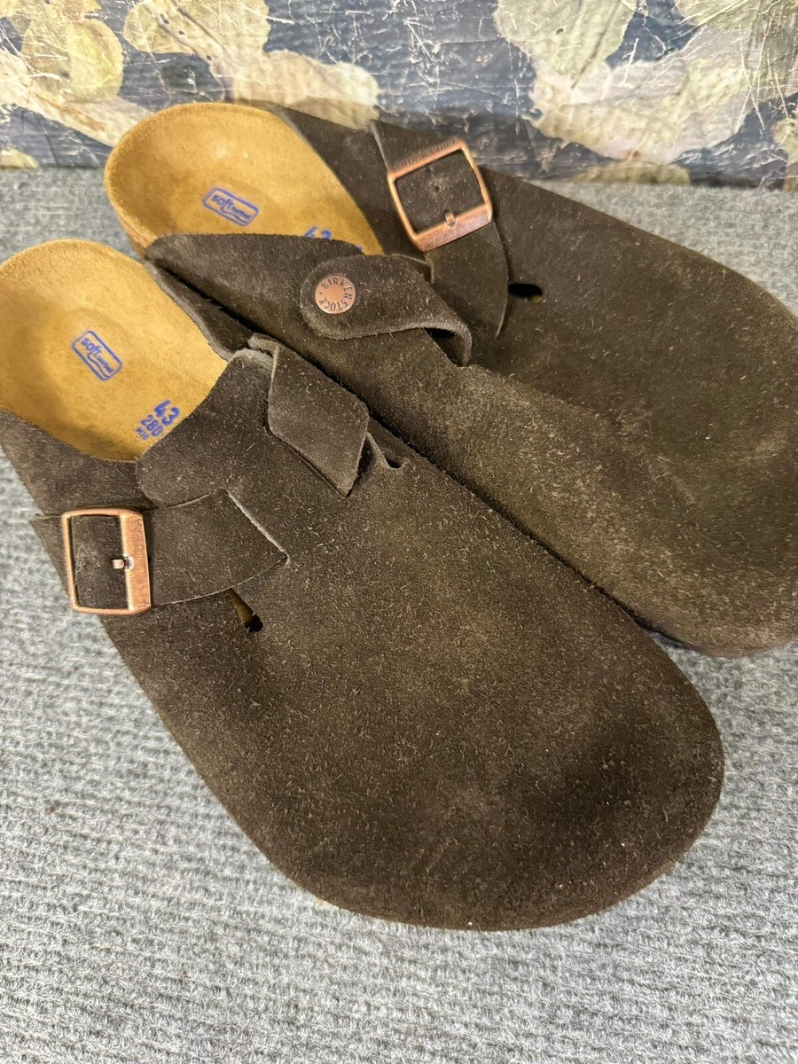 Birkenstock Boston Soft Footbed Suede Clog Size 43 | eBay