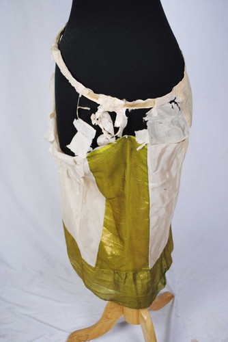 HOUSE OF PAQUIN COUTURE PARIS, FRENCH LAME EVENING DRESS, LABEL DATED 1925 - Picture 20 of 20