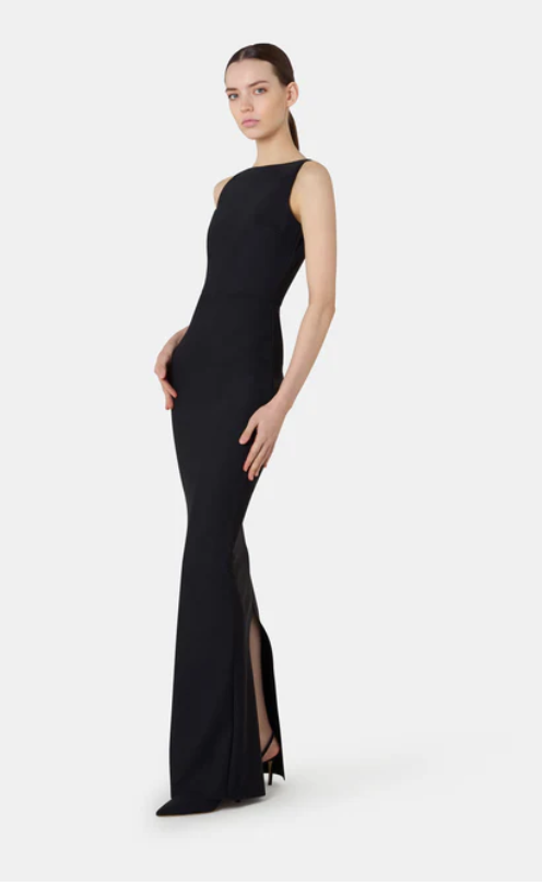 knee length dresses for ladies Ajour Printed Gown main image 1