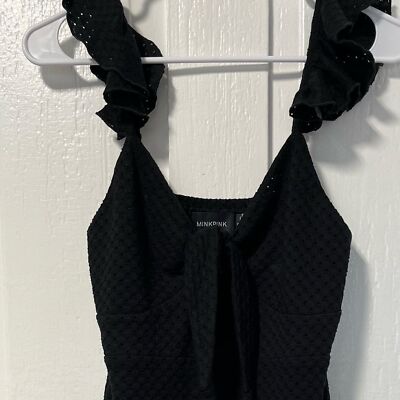 knee length dresses for ladies Vestido corto negro | Minkpink - Mujer | Vestidos main image 1
