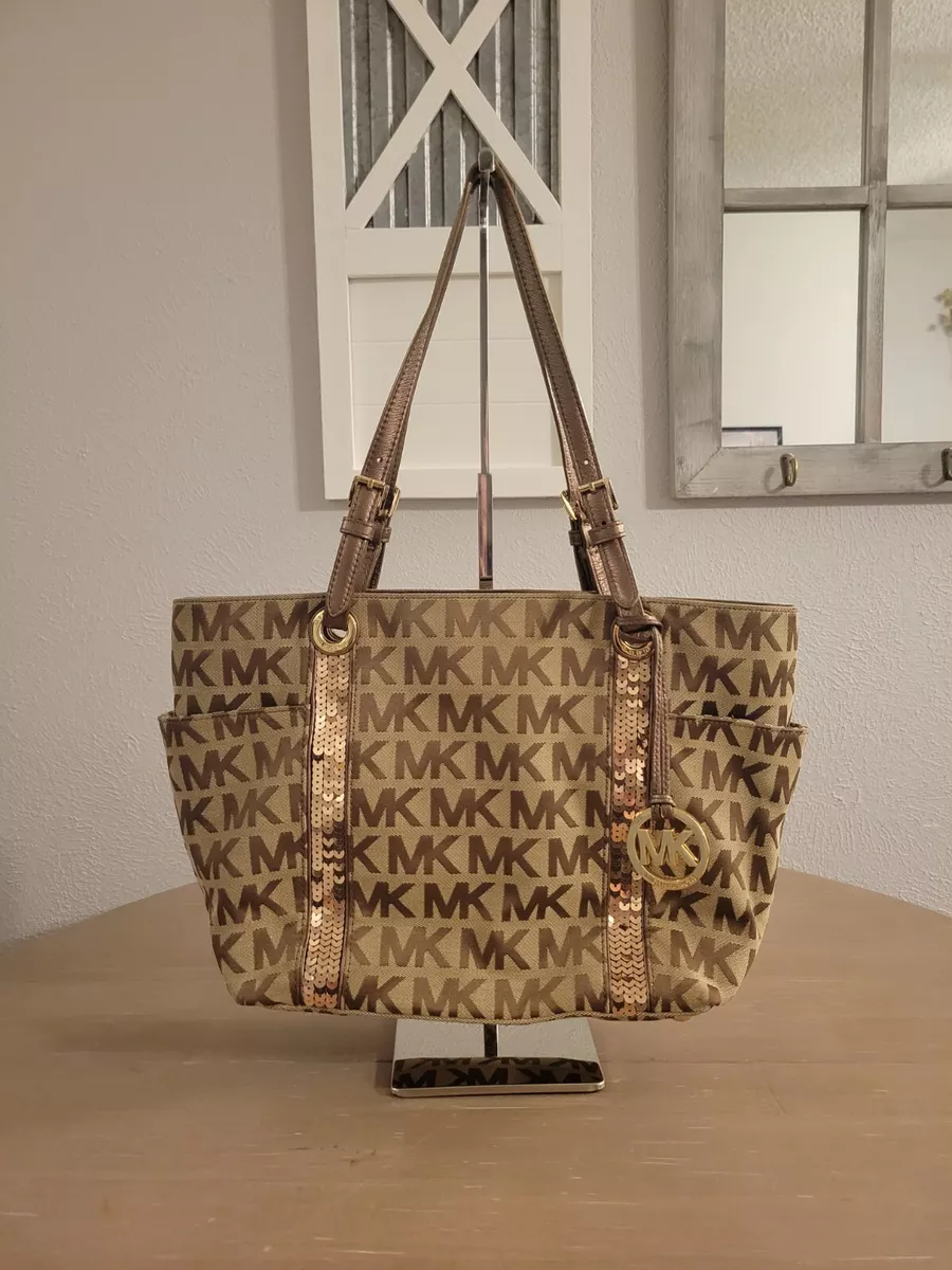 Michael Kors Sequin Stripe EW Tote