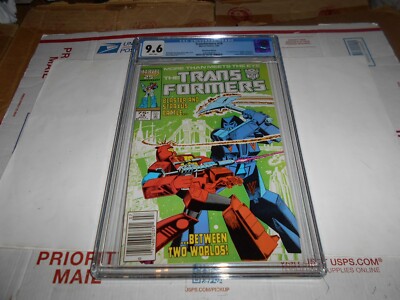 TRANSFORMERS #18 CGC 9.6 NEWSSTAND EDITION (COMBINED SHIPPING AVAILABLE)