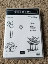Stampin'up Power of Hope Zestaw znaczków, Gejsza, Szczęście, Moc, Początki