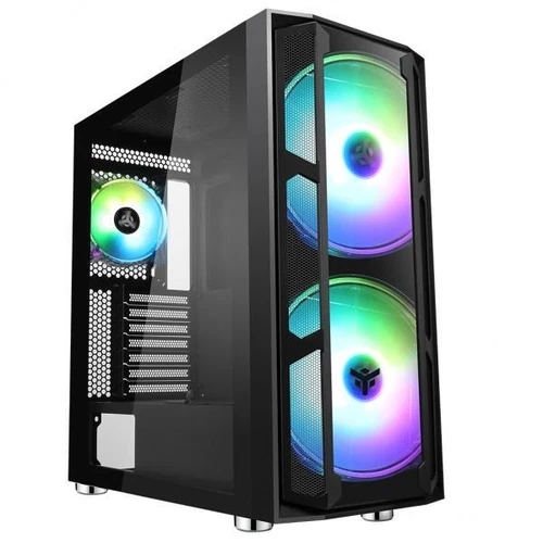 Boîtier Majes 20 Evo - Gaming Full Tower- 2x20cm Argb Fan USB3- Front & Side