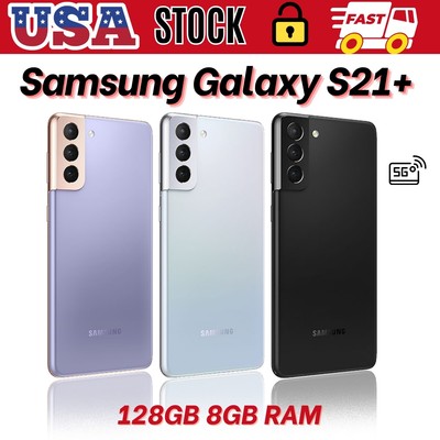 NEW Samsung Galaxy S21+ Plus 5G SM-G996U Unlocked US STOCK 128/256GB smartphone 