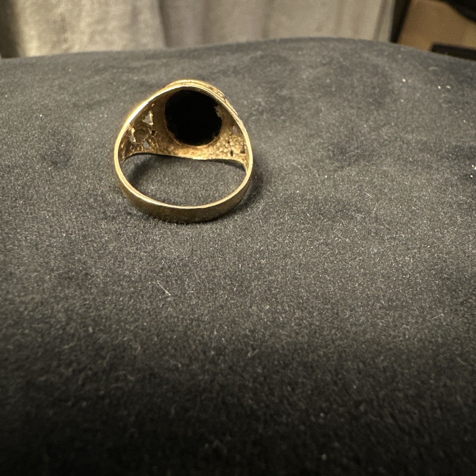 Vintage 9k Gold Onyx Men’s Ring eBay