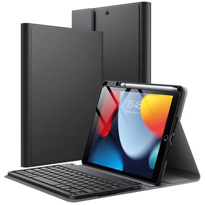 Keyboard Case for iPad 10.2-Inch (2021/2020/2019 Model, 9th/8th/7th Generation)
