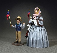 BRITAINS VILLAGE GREEN 35024 THE PATRIOTIC FAMILY