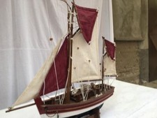 Modellino in legno Barca pesca Italiana 