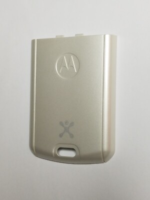 Rare Motorola ROKR E1 iTunes Bar Phone White Back Door Battery Cover Replacement