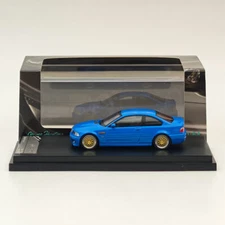 SW  1:64 BMW E46 M3 HIGH REV SERIES Blue Diecast Models Car Collection