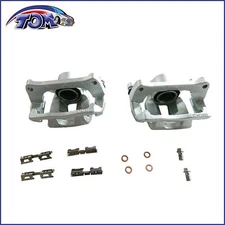 2x Rear Brake Calipers w/ Bracket for 2012-2016 Ford F-150 2.7L 3.5L 5.0L V6