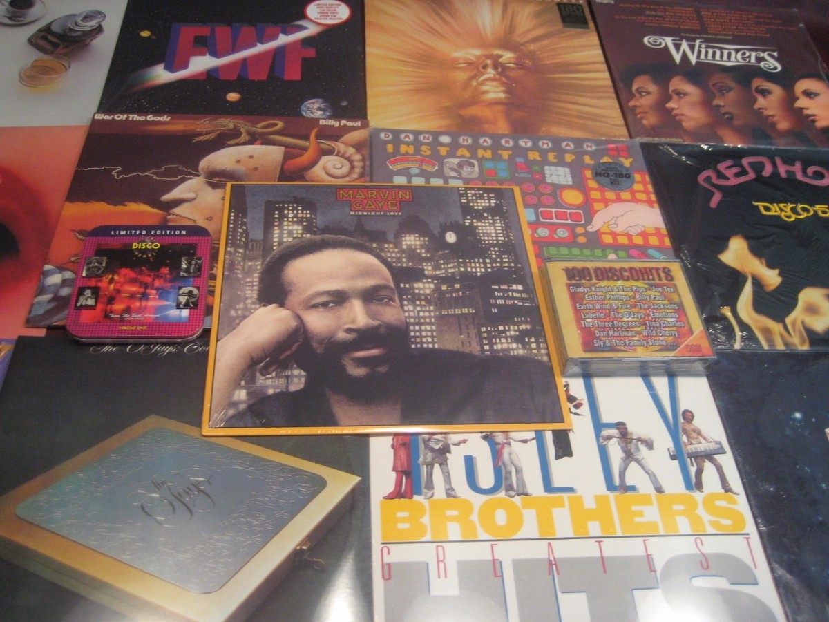 8㎝ CD　 THE ALWAYS 　 PARTY DISCO PARTY CD & VINYL SET RARE METAL CAN CD + 100 TRACK 5 CD SET